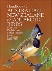 Cover of: Handbook of Australian, New Zealand and Antarctic Birds: Volume 6 by 