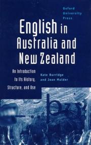 Cover of: English in Australia and New Zealand: an introduction to its history, structure, and use