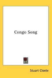 Cover of: Congo Song by Cloete, Stuart