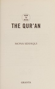 Cover of: How to Read the Qur'an
