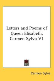 Cover of: Letters and Poems of Queen Elisabeth, Carmen Sylva V1