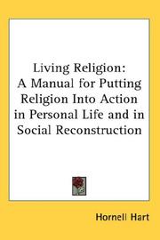 Cover of: Living Religion | Hornell Hart