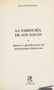 La Sabiduria De Los Locos by L. Feutchwanger