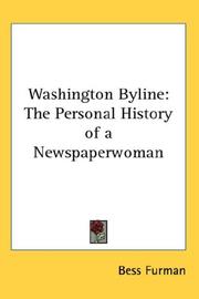 Cover of: Washington Byline: The Personal History of a Newspaperwoman
