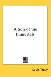 Cover of: A Son of the Immortals