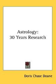 Cover of: Astrology | Doris Chase Doane