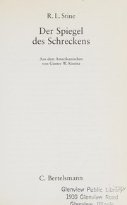 Cover of: Gänsehaut: Der Spiegel des Schreckens