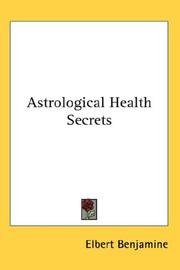 Cover of: Astrological Health Secrets