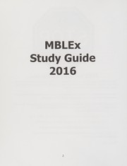 MBLEx study guide 2016