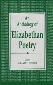 An Anthology of Elizabethan poetry by Sukanta Chaudhuri