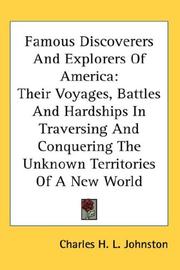Cover of: Famous Discoverers And Explorers Of America by Charles H. L. Johnston