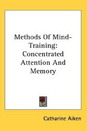 Cover of: Methods Of Mind-Training by Catharine Aiken