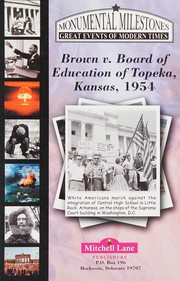 Cover of: Brown v. Board of Education, Topeka, KS, 1954 by KaaVonia Hinton