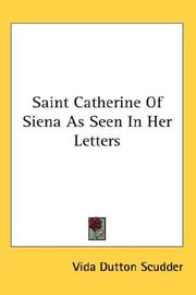 Cover of: Saint Catherine Of Siena As Seen In Her Letters