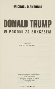 Cover of: Donald Trump: w pogoni za sukcesem