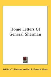 Home Letters Of General Sherman