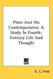 Cover of: Plato And His Contemporaries. A Study In Fourth-Century Life And Thought