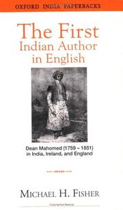 The First Indian Author in English by Michael H. Fisher