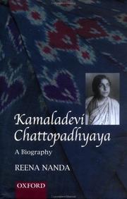Cover of: Kamaladevi Chattopadhyaya: a biography