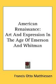 Cover of: American Renaissance