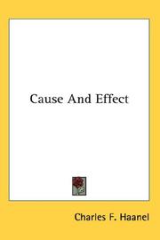 Cover of: Cause And Effect