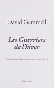 Cover of: Les guerriers de l'hiver by David Gemmell