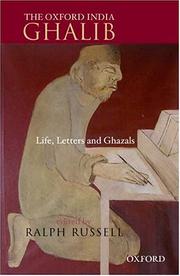 Cover of: The Oxford India Ghalib by Mirza Asadullah Khan Ghalib