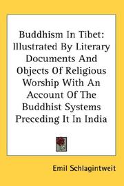 Cover of: Buddhism In Tibet | Emil Schlagintweit