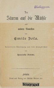 Cover of: Der Sturm auf die Mühle und andere Novellen