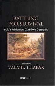Cover of: Battling for Survival by Valmik Thapar