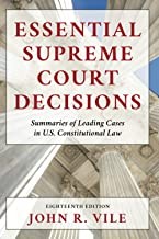 Cover of: Essential Supreme Court Decisions: Summaries of Leading Cases in U. S. Constitutional Law