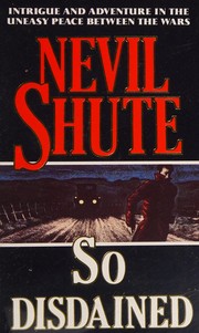Cover of: So disdained by Nevil Shute