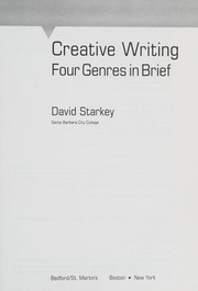 Cover of: Creative writing: four genres in brief