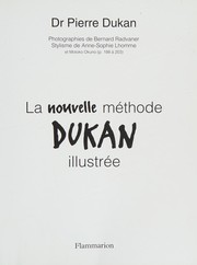 Cover of: La nouvelle méthode Dukan illustrée