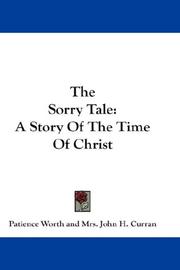 Cover of: The Sorry Tale | Patience Worth