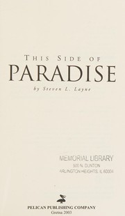 Cover of: This Side of Paradise by Steven L. Layne