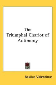 Cover of: The Triumphal Chariot of Antimony