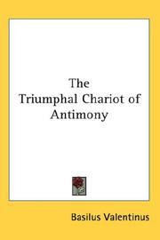 Cover of: The Triumphal Chariot of Antimony