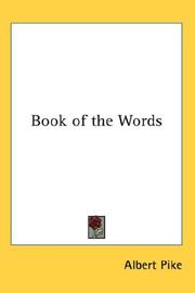 Cover of: Book of the Words