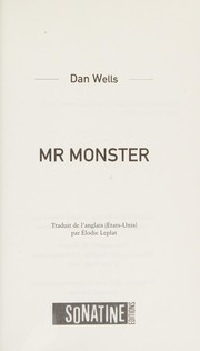 Cover of: Mr Monster