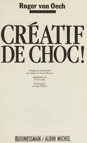 Cover of: Creatif de choc!