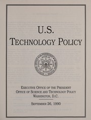 Cover of: U.S. technology policy