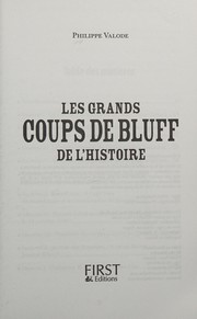 Cover of: Les grands coups de bluff de l'histoire