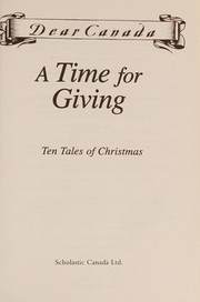 Cover of: Time for Giving: Ten Tales of Christmas