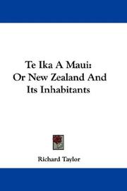 Cover of: Te Ika A Maui | Richard Taylor