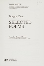 Cover of: Douglas Dunn Selected Poems by Alasdair D. F. Macrae