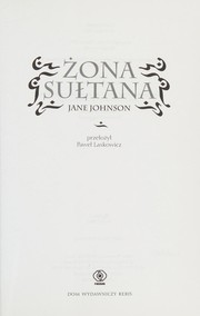 Cover of: Żona sułtana