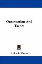 Cover of Organization And Tactics