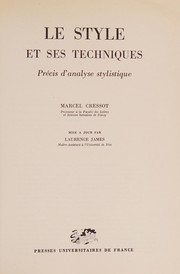 Cover of: Le style et ses techniques: précis d'analyse stylistique