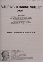 Building thinking skills level 1 by Sandra Parks
